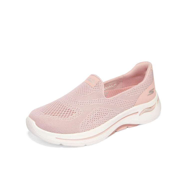 Skechers 【柔软舒适】秋冬季女鞋健步鞋女休闲鞋低帮 In Pink