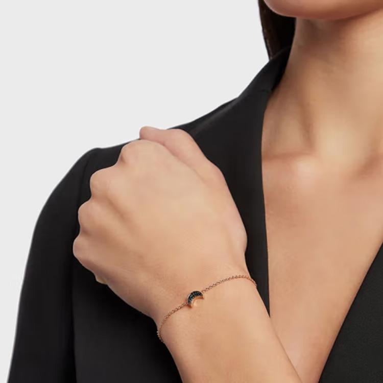 EMPORIO ARMANI EMPORIO ARMANI 阿玛尼手链女时尚气质简约百搭小众高级感银饰月亮手链送女友礼物