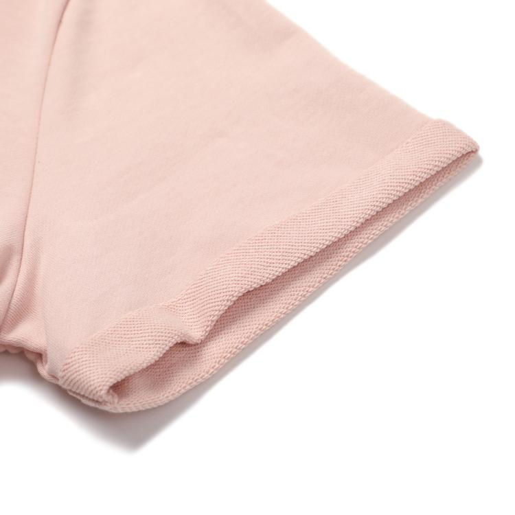 Armani Exchange 女士新潮立体logo标纯棉短袖t恤 In Pink