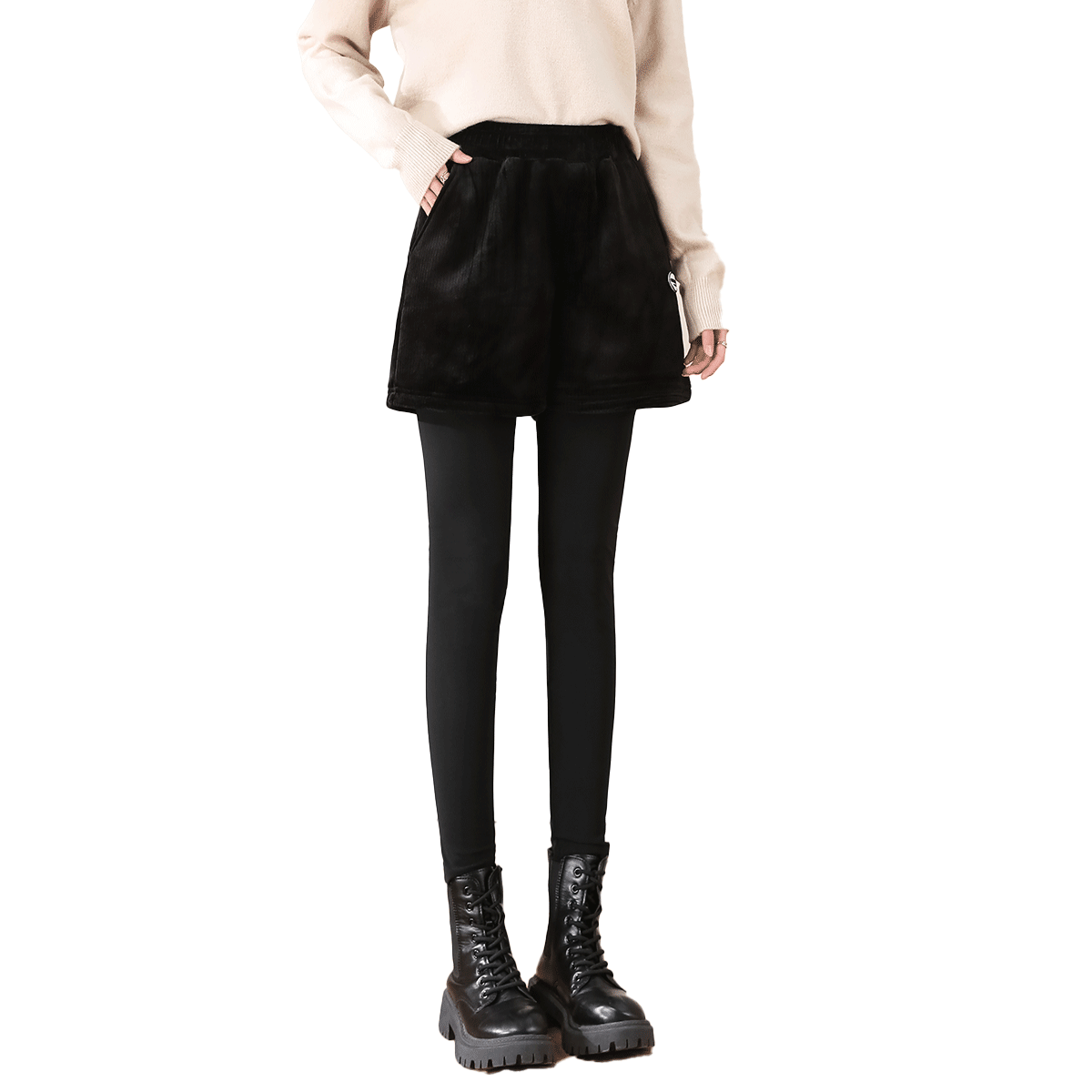 ��ά˹ �����Ů�ﶬ�⴩��װ �����űȿ�������׿� �̿�+��׿������� 36.3Ԫ