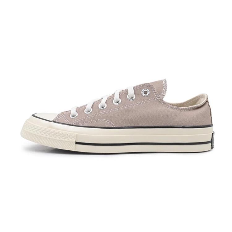 Converse Chuck 1970s低帮男女低帮休闲帆布鞋鞋 In Gray
