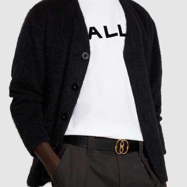 BALLY 23年新款巴利 商务简约牛皮男士皮带腰带