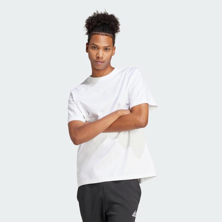 Adidas Originals M All Szn G T男士舒适耐磨运动休闲短袖t恤 In White
