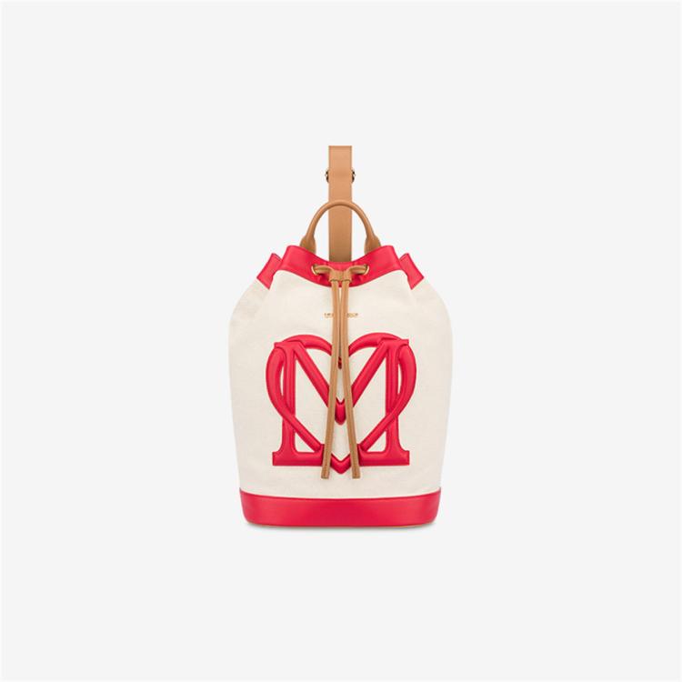 Moschino 女士sportylove周末包水桶包love In Red