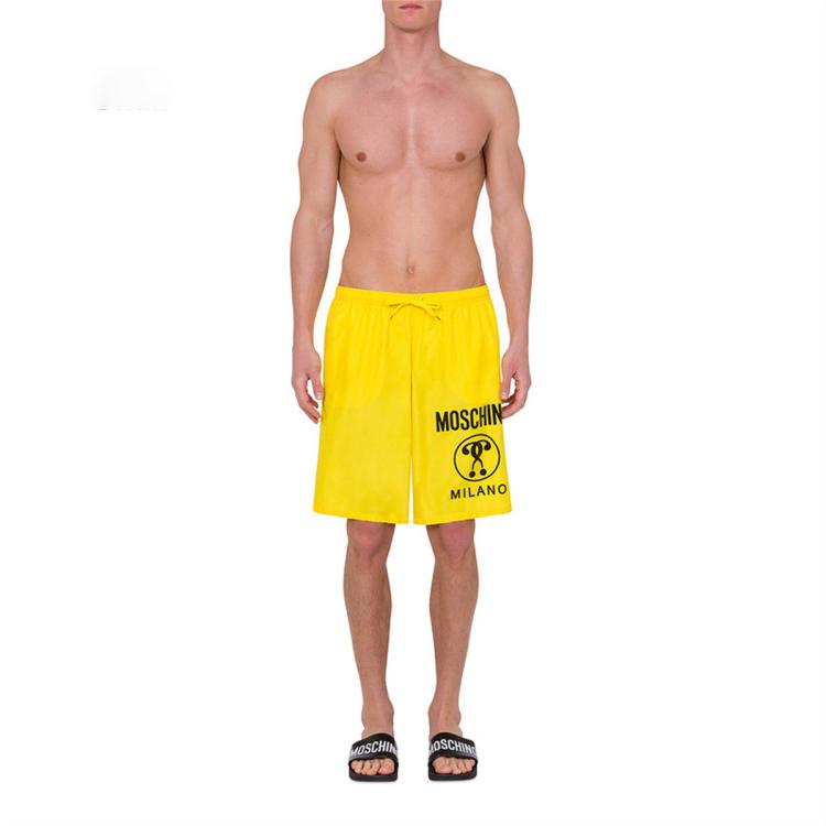 Moschino Swim/莫斯奇诺 男士沙滩裤 In Yellow