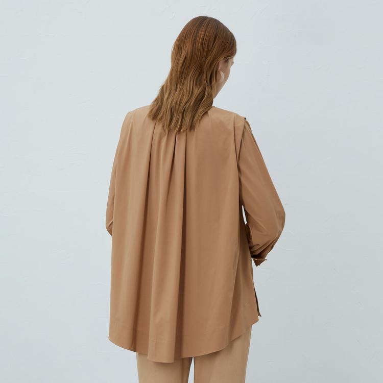 PORTS 1961 PORTS 宝姿春季女装气质小立领宽松上衣LL8B133KWO014