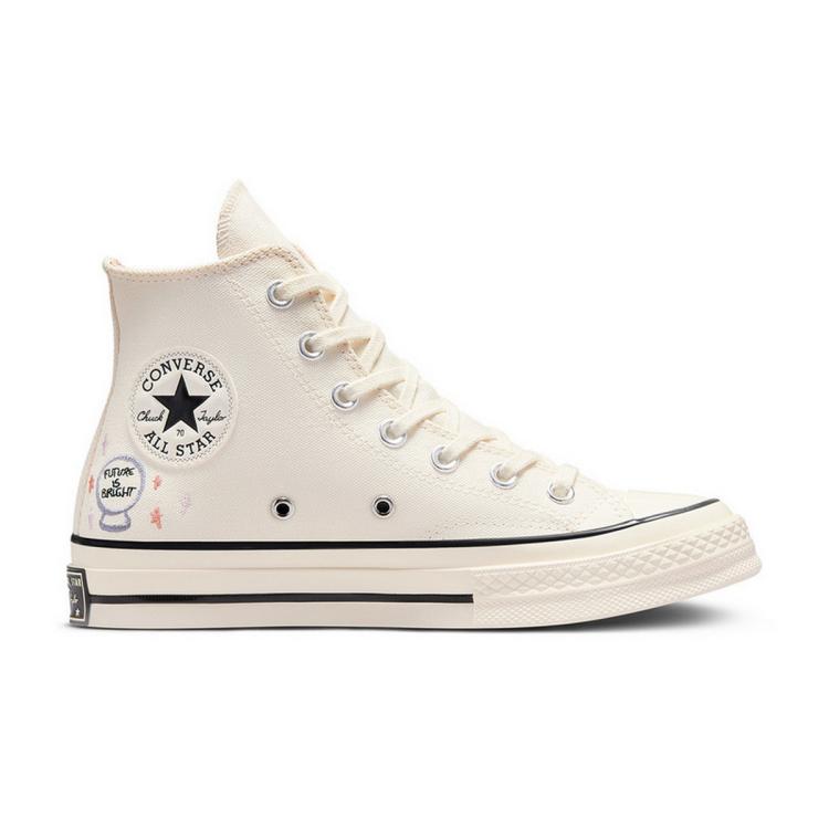 Converse 匡威女款1970s高帮休闲时尚百搭刺绣帆布鞋 In White