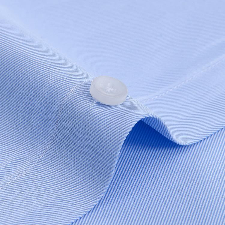 罗蒙 【林志颖同款】男士衬衫纯色舒适商务时尚休闲吸湿透气衬衫男