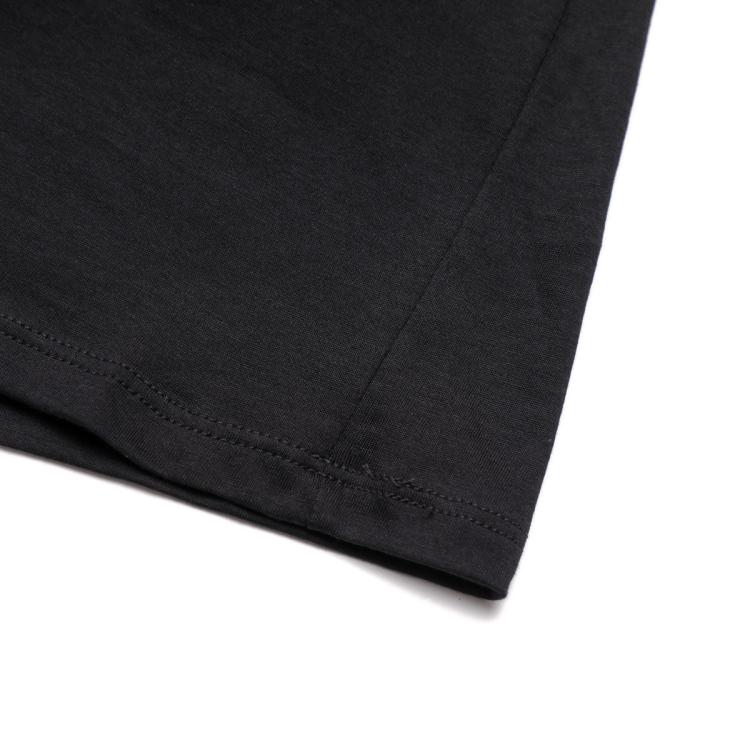 Armani Exchange 【纯棉】女士字母logo显瘦v领休闲气质t恤衫 In Black