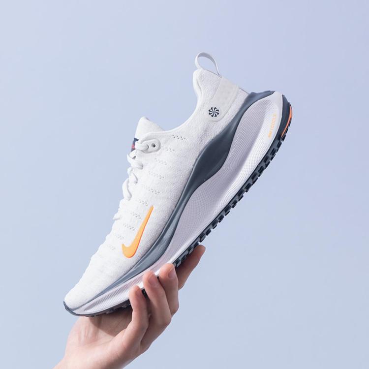 Nike Reactx Infinity Run 4低帮系带厚底跑步鞋男鞋耐磨减震运动鞋 In White