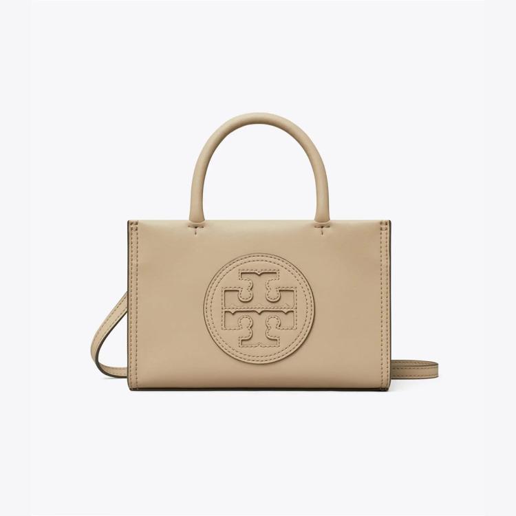 Tory Burch 汤丽柏琦   Ella系列皮革女士托特包 In Neutral