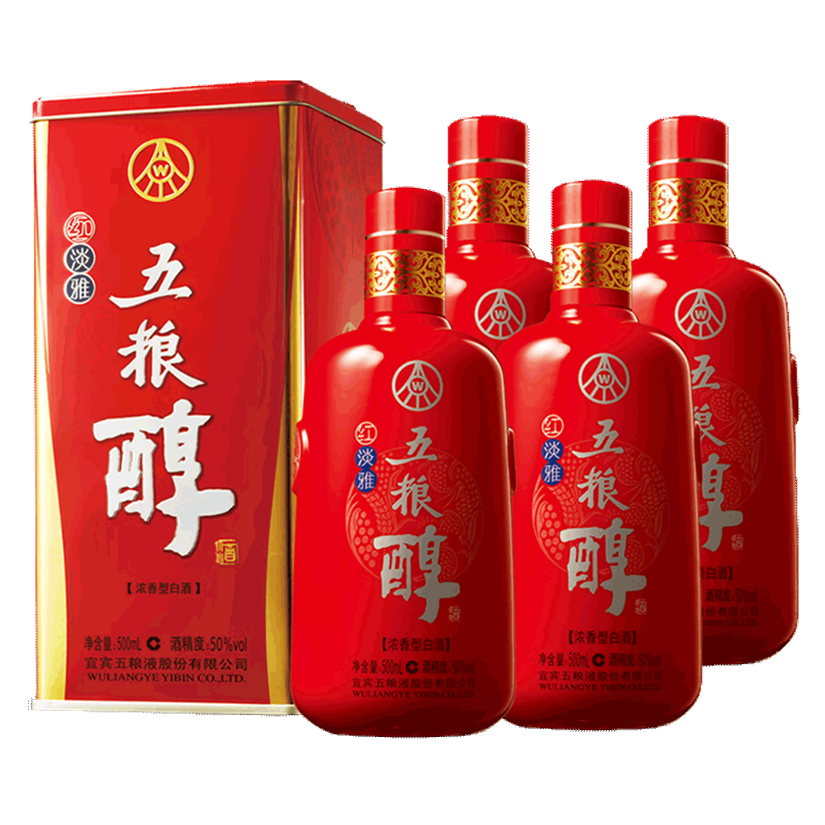 ��V������Һ �������쵭�Ž�װ����ƿ�׾� 50��500ml*4ƿ 195Ԫ