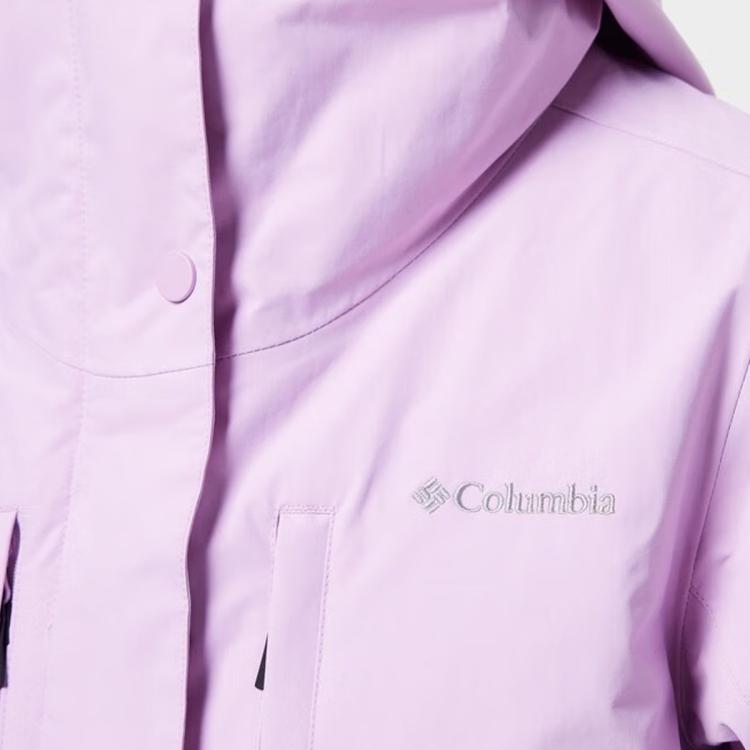 Columbia 秋冬女式户外防风金点热能保暖羽绒内胆三合一外套