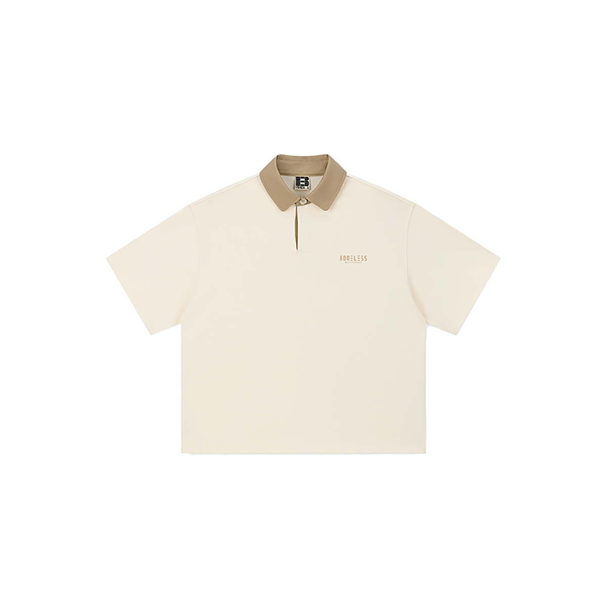 BONELESS ����logo��֯ƴ�������T��POLO�� �����ļ� ��Ů�� 36Ԫ