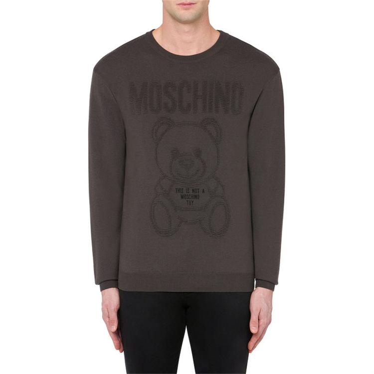 MOSCHINO 男士泰迪熊羊毛套衫