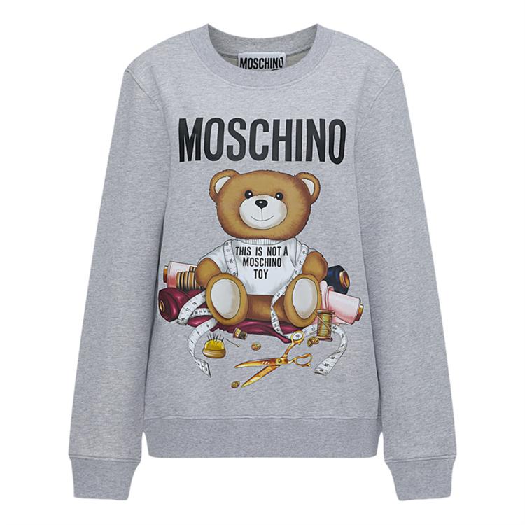 Moschino 女士tailor 泰迪熊棉质绒衫 In Brown