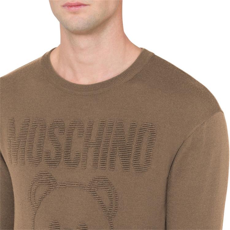 MOSCHINO 男士泰迪熊羊毛套衫