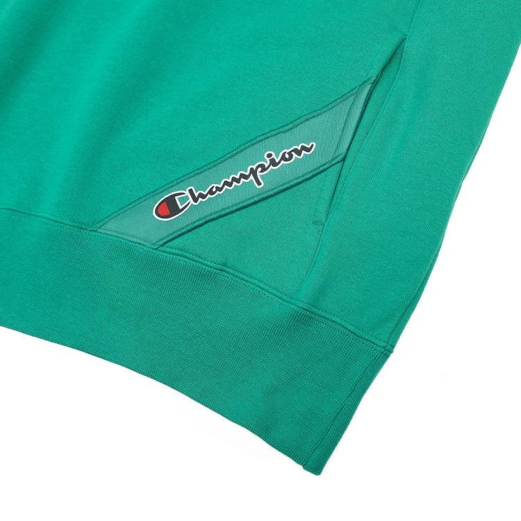 CHAMPION Champion 男式潮流极简风经典印花字母LOGO舒适透气圆领长袖套头卫衣