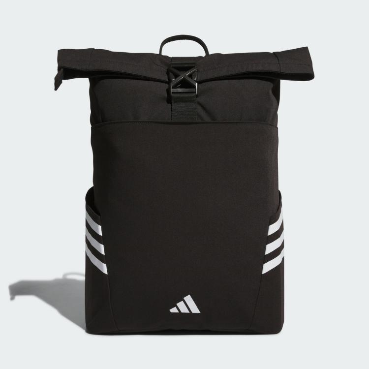 Adidas Originals Adidas Roll Top Bp男女同款舒适耐磨运动休闲运动背包 In Black