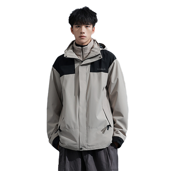 GENIO LAMODE 三合一户外风衣夹克 登山服 可拆卸摇粒绒保暖内胆 男式外套 148元（超V会员价，首单礼金，价格更低）