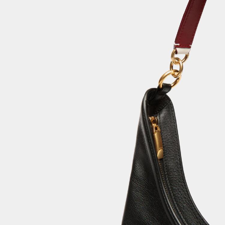 BALLY BALLY 时尚高级感柔软女士单肩新月包