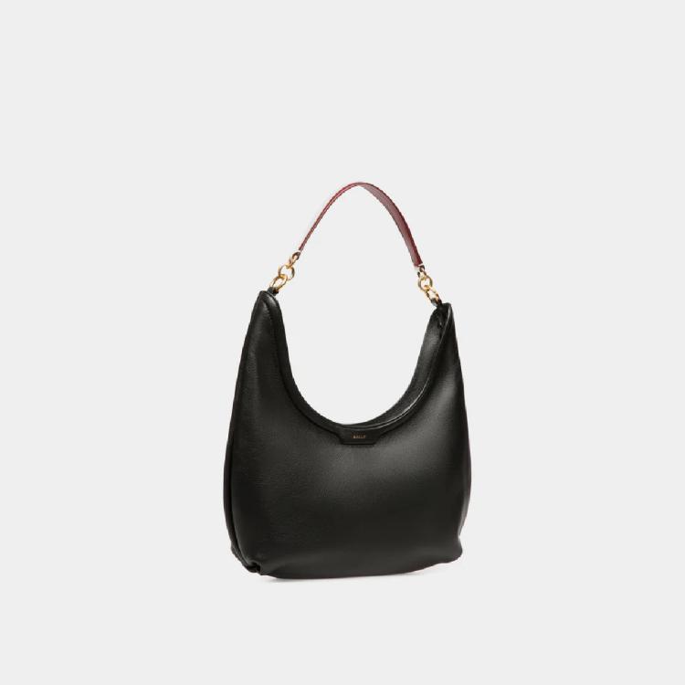 BALLY BALLY 时尚高级感柔软女士单肩新月包