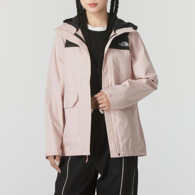 The North Face 连帽夹克女装上衣舒适时尚潮流日常户外运动外套 In Pink