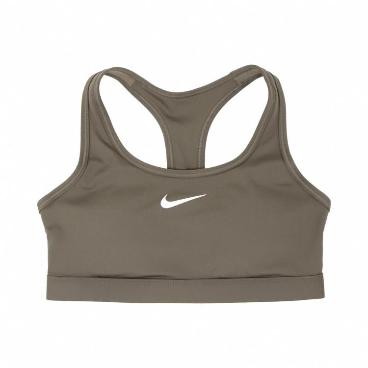 Nike 耐克swsh Med Spt女士运动内衣女子训练健身舒适背心 In Gray