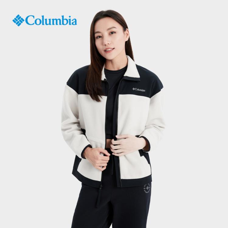 Columbia 户外女子银点旅行运动野营徒步保暖抓绒衣