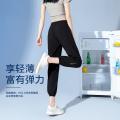 德尔惠 【垂感透气】秋季女生舒适薄款运动九分裤女士休闲时尚束脚裤 图片 2
