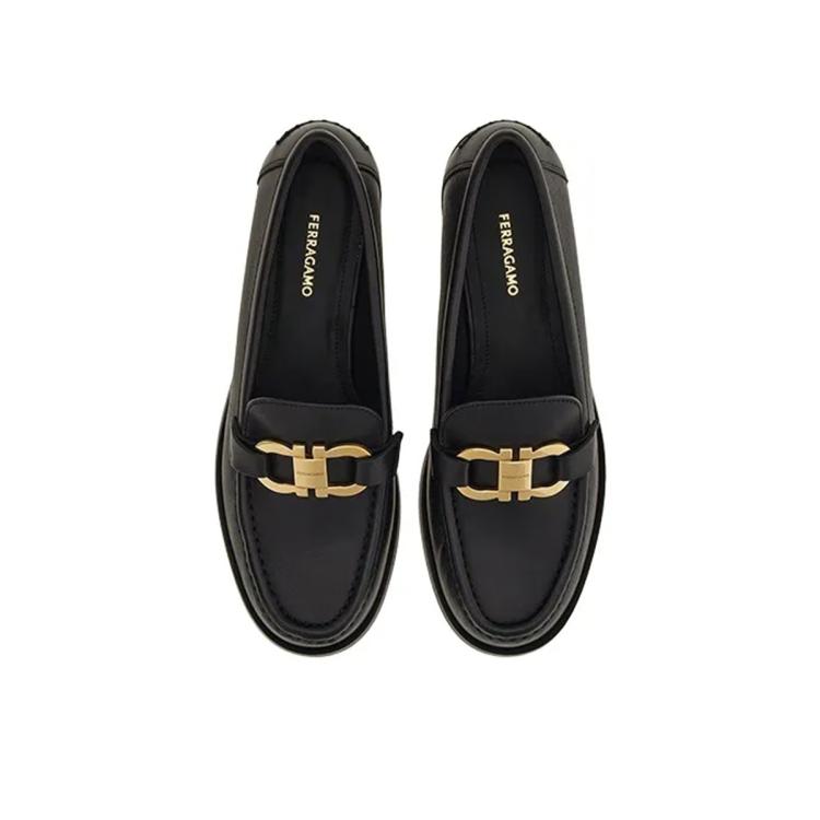 FERRAGAMO FERRAGAMO 女士经典百搭皮鞋