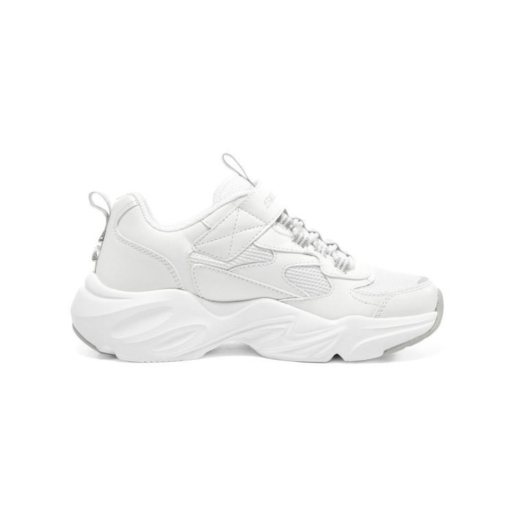 斯凯奇 【熊猫鞋】女中大童|秋冬魔术贴儿童板鞋老爹鞋舒适休闲运动