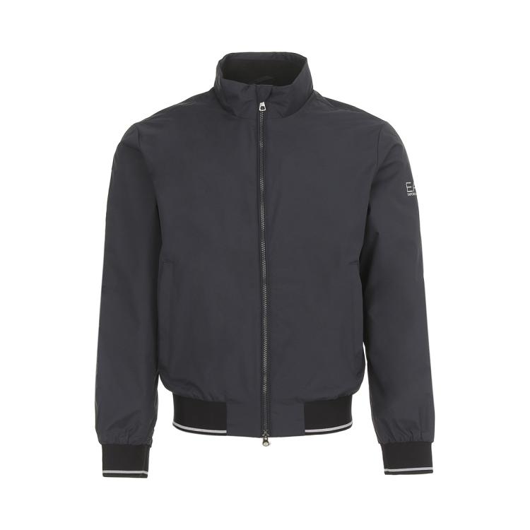 EA7 EA7 男式纯色运动休闲日常百搭立领长袖外套