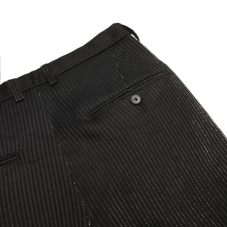 EMPORIO ARMANI EMPORIO ARMANI 男式纯色细闪轻透垂坠感时尚百搭直筒长裤