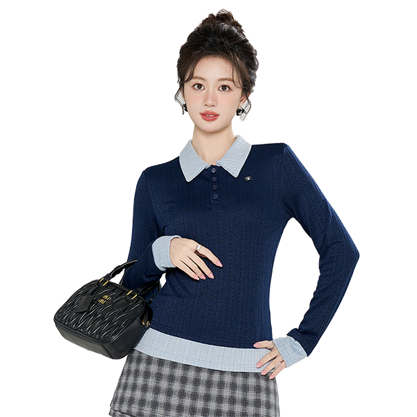 �����³� ѧԺ���������֯�� Ů�ﶬƴ�ӳ���poloë�� ���������������� 57Ԫ