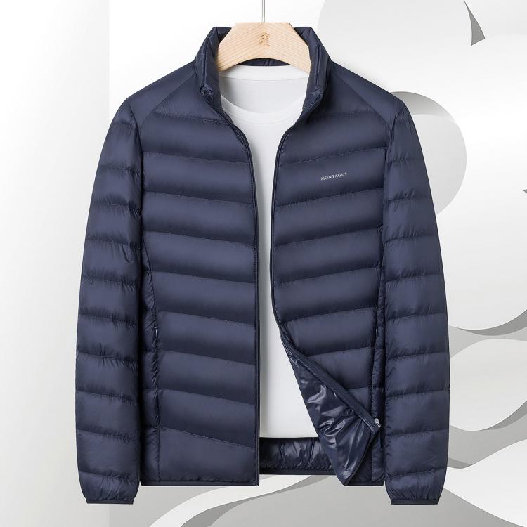 梦特娇 【鸭绒填充&90%绒子】爆款蓬松轻薄外套立领男士羽绒服MTG