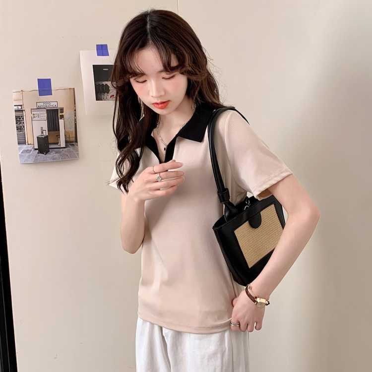 ��ά˹ �ļ�����ƴɫ���з���Polo������T��Ů�����������ݰٴ����� 19Ԫ