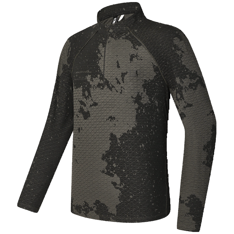 FILA 【黄景瑜同款】男装男式T恤男士健身基础柔软套头针织长袖上衣 289元