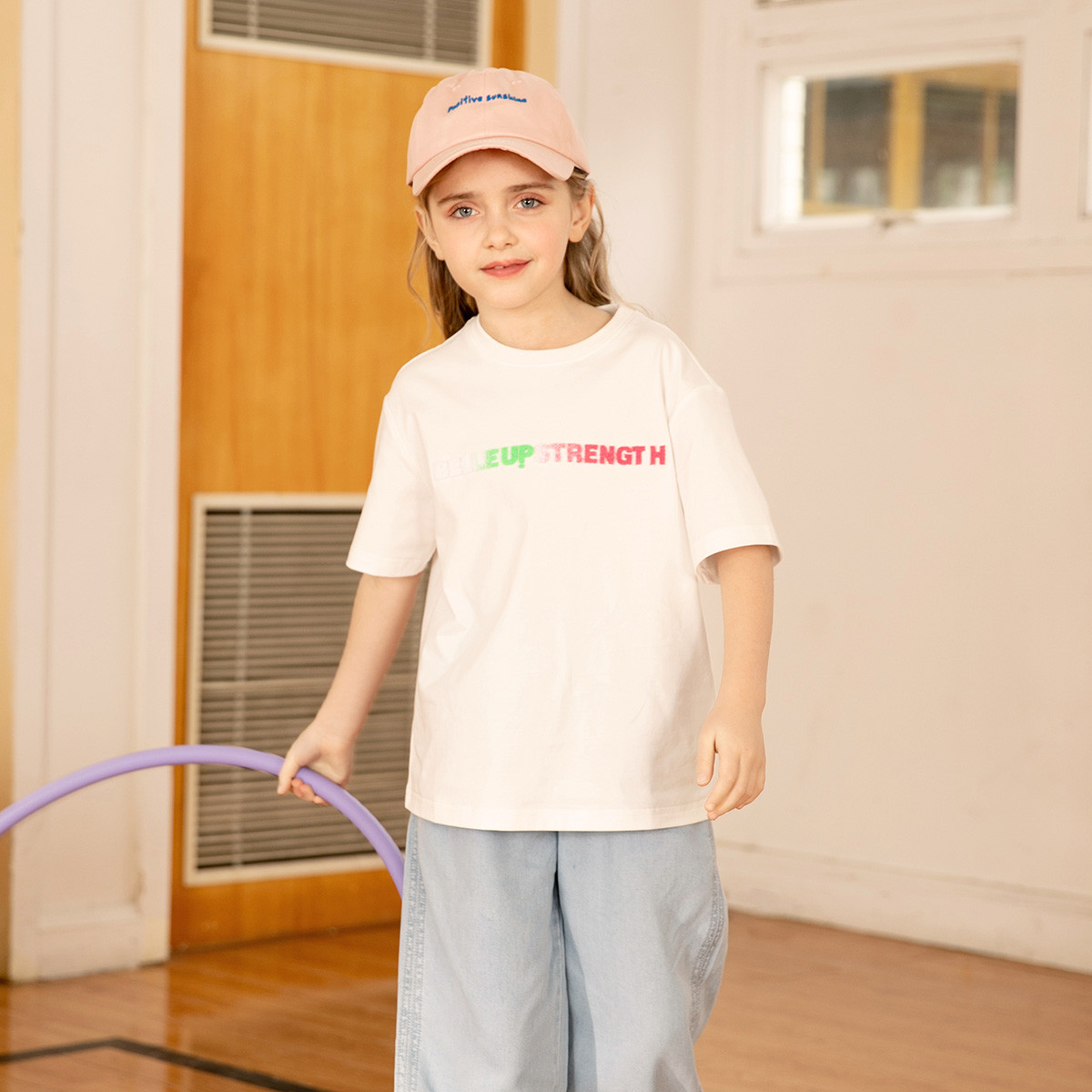 ���� ��ĸӡ������ Ůͯ����T�� Բ�� ����ͯװ 50Ԫ