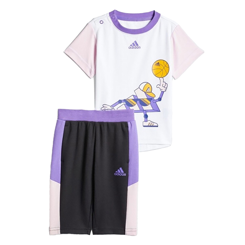 adidas  ͯ˶翨ͨͼͯװŮСͯ͸˶װ70Ԫ