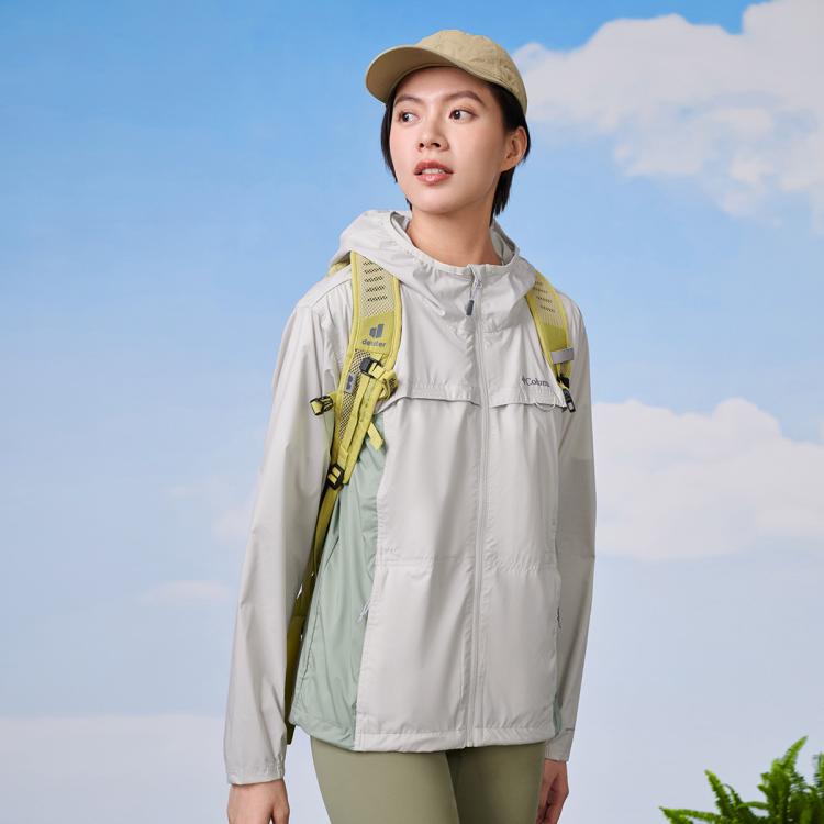 COLUMBIA Columbia 户外女式连帽户外风衣