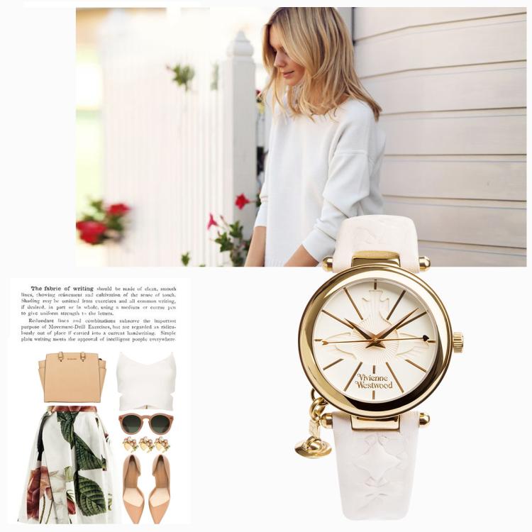 VIVIENNE WESTWOOD 悦己好礼【店铺年度爆款】西太后薇薇安石英女士手表学生高中生