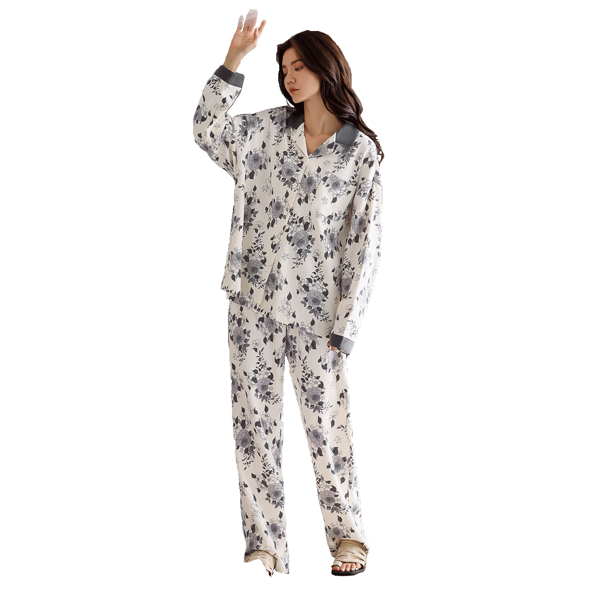 ���Ϲ� �ﶬ���ܸ߼�����ʽ�羭�䷭�쳤�俪��Ů˯�¼Ҿӷ���װ 31Ԫ