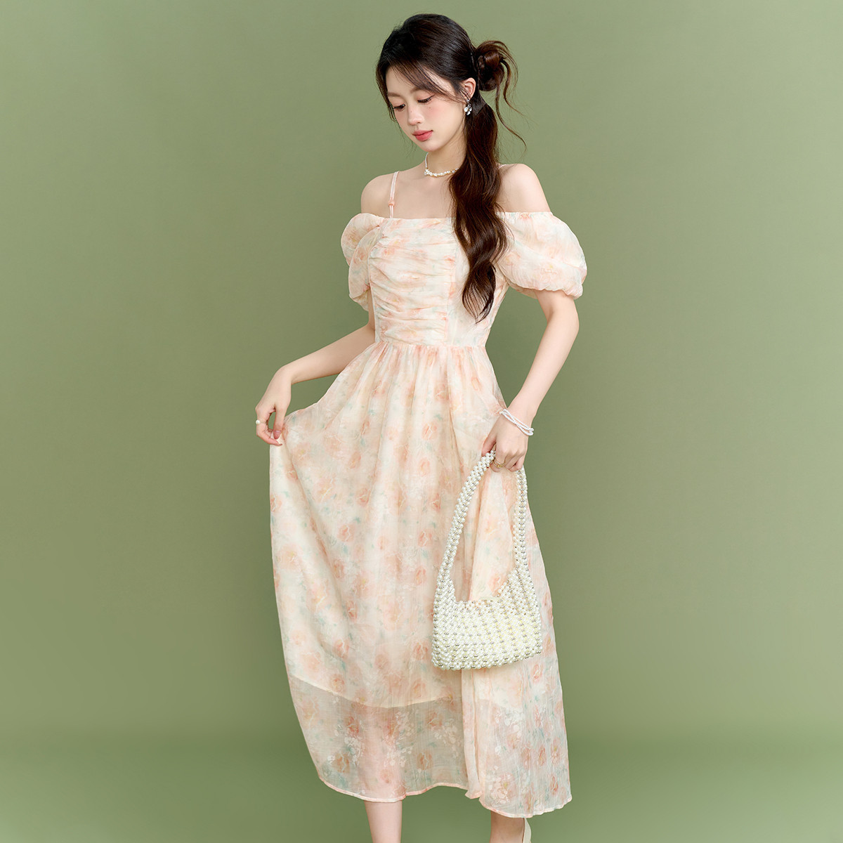 �����³� һ�ּ��黨����ȹŮ2025�ļ��߼�������������������ѩ�ĳ�ȹ178Ԫ