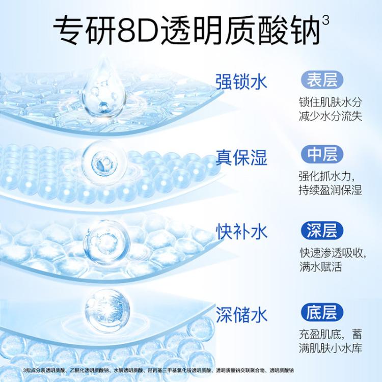 高姿 【补水保湿30片】海藻盈润保湿面贴膜30片补水质酸钠保湿面膜 图 6