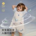 Babycare 【夏季】宝宝山茶花分腿短袖睡袋儿童薄款婴儿分腿防踢被防着凉 图片 7