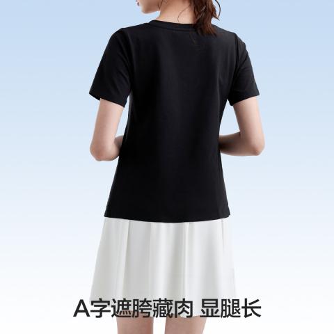 德尔惠 【百褶短裙】夏季百搭日常舒适显瘦瑜伽裙女士户外防走光运动短裙 图片 3