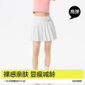 德尔惠 运动短裙女百褶裙收紧腰网球裙裤户外运动防走光A字裙瑜伽裙女 图片 2