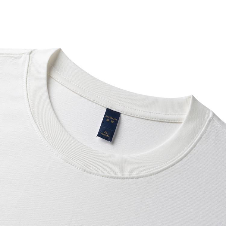 罗蒙 【超级福利款】字母胸标冰爽棉时尚男士t恤短袖透气舒适短袖t恤
