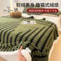 诺米美物 云杉绒提花毛毯加厚保暖多功能毯空调毯四季通用盖毯办公室午睡毯 图片 3
